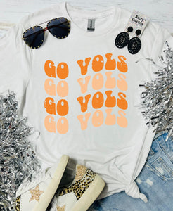 Go Vols Retro White Tee