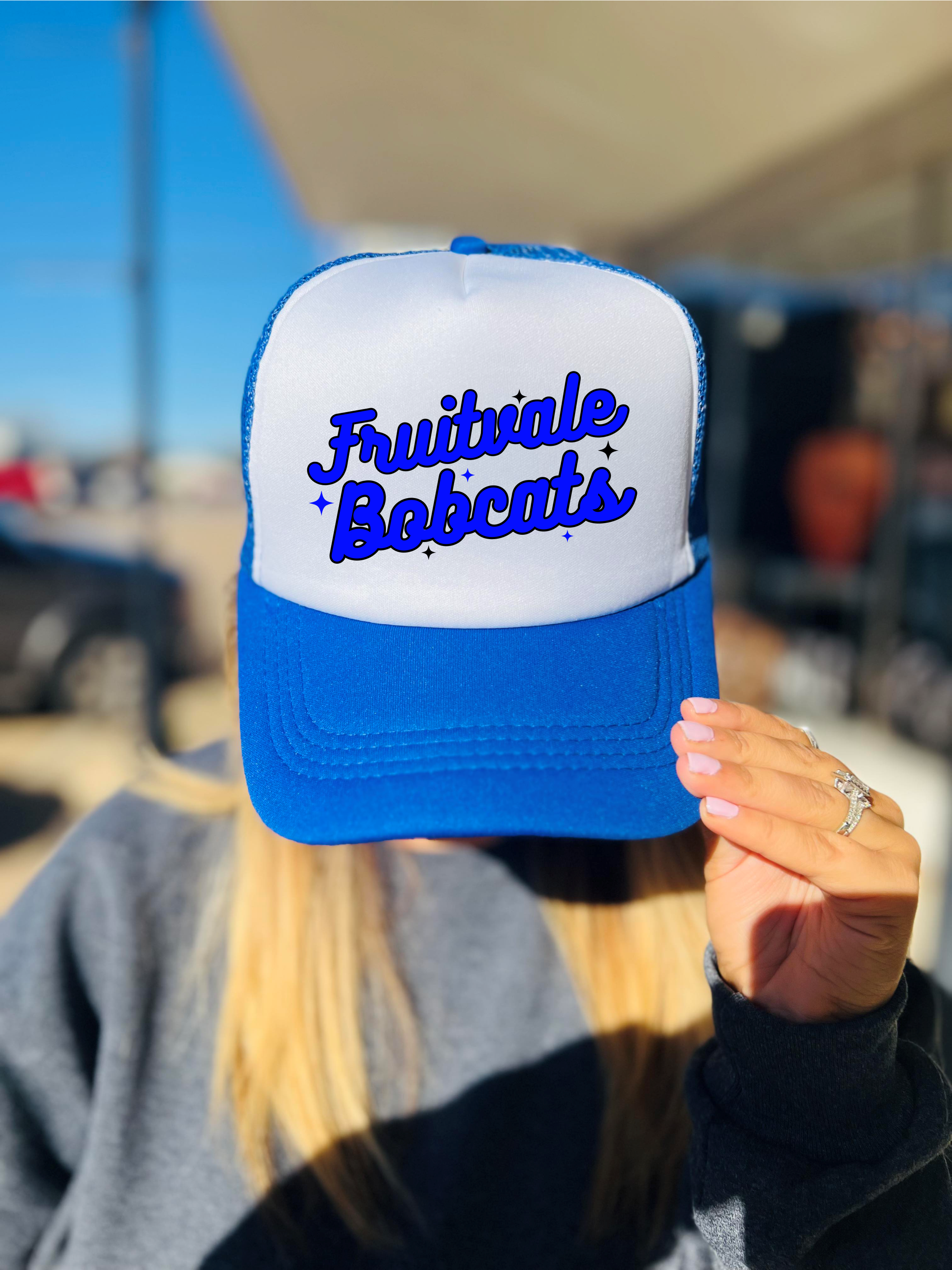 *TRUCKER HAT* Custom Retro Spirit BLUE