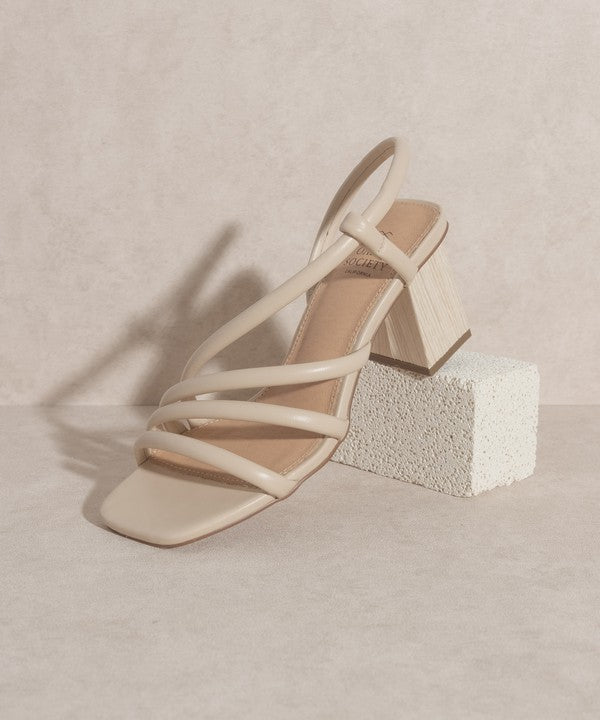 OASIS SOCIETY Ashley   Wooden Heel Sandal