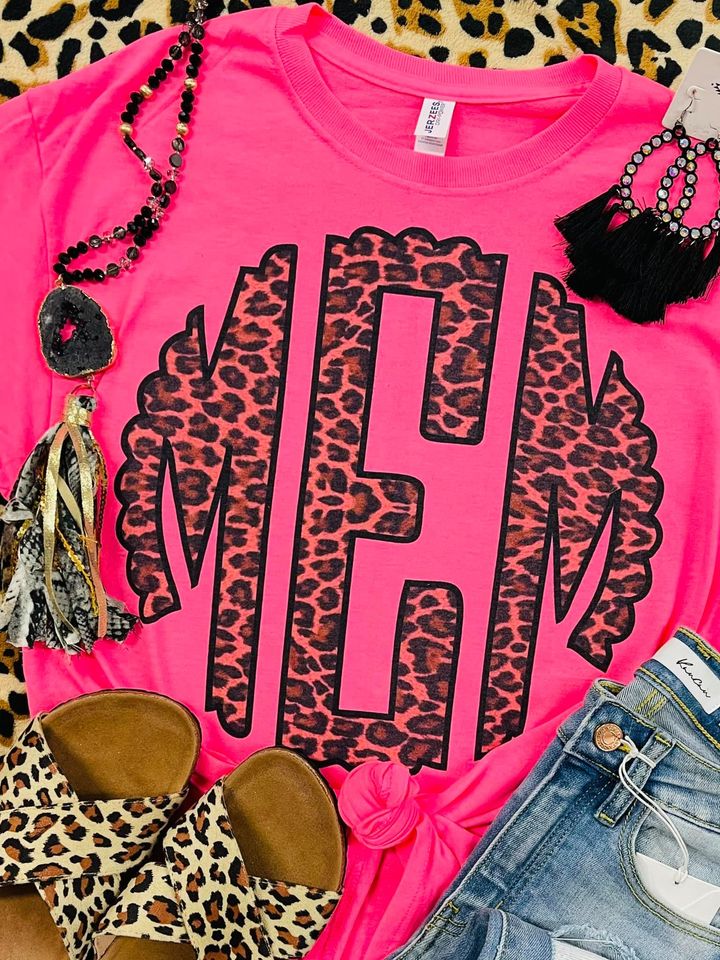 Youth Leopard Mono Tee